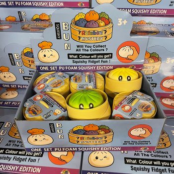 RAGE - Squishy Bun Dumplings DIDELI - ONE SET PU FOAM SQUISHY EDITION (12 vnt.)