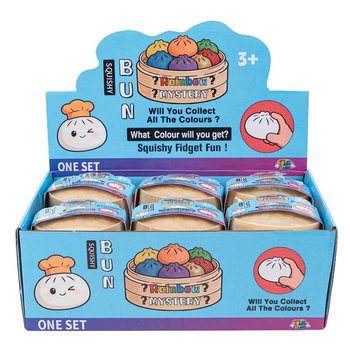 RAGE - Squishy Bun Dumplings DIDELI (8.5 x 8.5 x 4.8 cm) - Viral 2026 Fidget žaislas (12 vnt.)