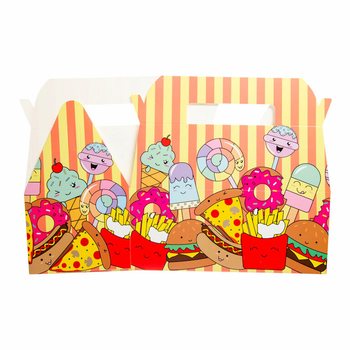 Fastfood meniu dėžutės - 22,5 x 12 x 9,5 cm (24 vnt.)