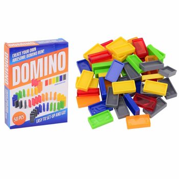 Domino Žaidimo Rinkinys - 50 Kauliukų Dovanų Dėžutėje