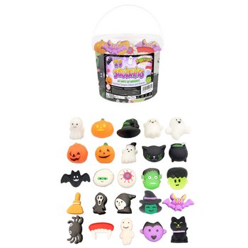HALLOWEEN SQUISHY ŽAISLIUKŲ RINKINYS KIBIRĖLYJE (25 vnt.)