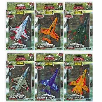 Metaliniai F16 Lėktuvai Die-Cast (6 vnt.)