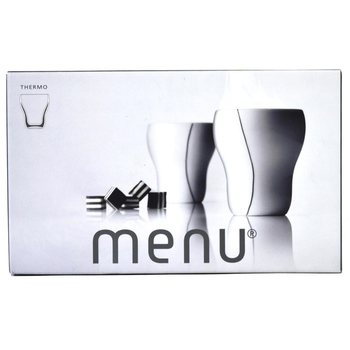 MENU - TERMINIS PUODELIS BLACK CONTOUR VIDUTINIS 320 ML, 2 VNT. RINKINYS