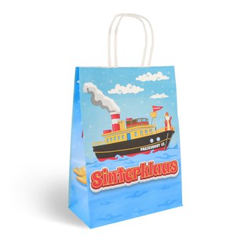 Popieriniai &Scaron;v. Mikalojaus (Sinterklaas) dovanų mai&scaron;eliai - 16x8x22 cm (12 vnt.)