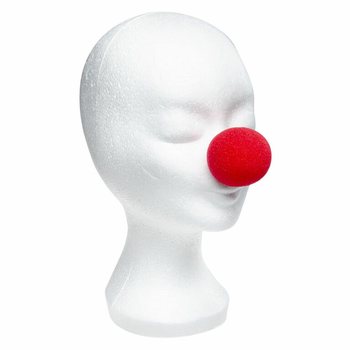 Raudonos Putplasčio Klouno Nosys (48 vnt.)