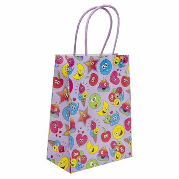 Popieriniai Dovanų Maišeliai Smiley - 16x9x22 cm (12 vnt.)