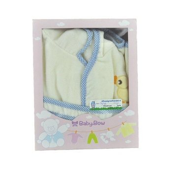 Vaiki&scaron;kas Chalatas BABY BOW Geltonas / Mėlynas