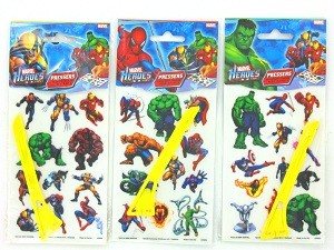 MARVEL HEROES PERKĖLIAMI LIPDUKAI (24 vnt.)