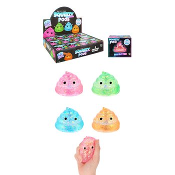 SPAUDŽIAMAS KAKUTIS - SU BLIZGIU SUGAR GEL UŽPILDU - ĮVAIRIOS SPALVOS - DĖŽUTĖJE-EKRANE (12 vnt.)