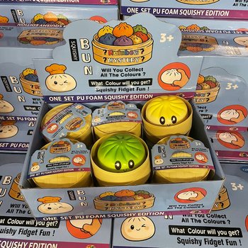 RAGE - Squishy Bun Dumplings DIDELI - ONE SET PU FOAM SQUISHY EDITION (12 vnt.)
