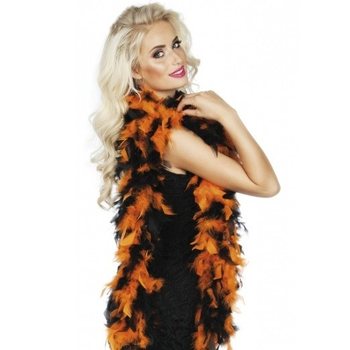 PLUNKSNŲ BOA ORANŽINĖ IR JUODA 180 CM (12 vnt.)