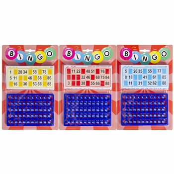 Bingo žaidimų rinkinys kortelėje (6 vnt.)