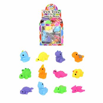 MINKŠTI DINOZAURAI (SQUISHY) LOTERIJAI - DISPLAY (96 vnt.)