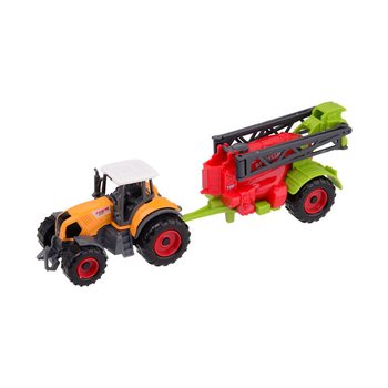 FARM MASTER - TRAKTORIŲ RINKINYS DIE-CAST - MIX (12 vnt.)