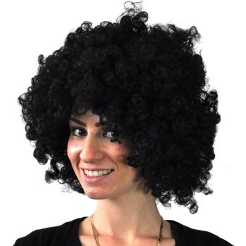 Afro Perukas Juodas (5 vnt.) - Didmeninė prekyba