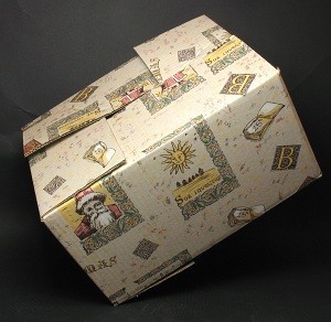 KALĖDINĖ DĖŽĖ PAKETAMS (25 vnt.)