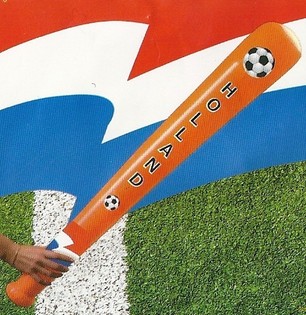ORANŽINĖ PRIPUČIAMA LAZDA, 90 cm ilgio! (12 vnt.)