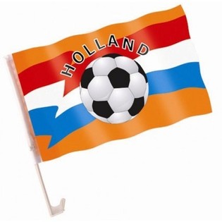 Automobilio Vėliavėlė Nyderlandai Futbolas (6 vnt.)
