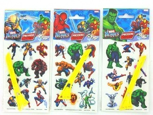 MARVEL HEROES PERKĖLIAMI LIPDUKAI (24 vnt.)
