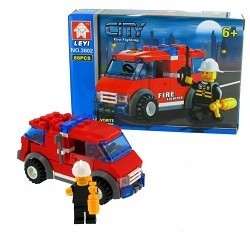 UGNIAGESIŲ STATYBINĖS KALADĖLĖS BRICKS (6 vnt.)