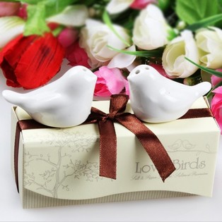 Druskinė ir Pipirinė "LOVE BIRDS" Vestuvių Dovana (5 vnt.)