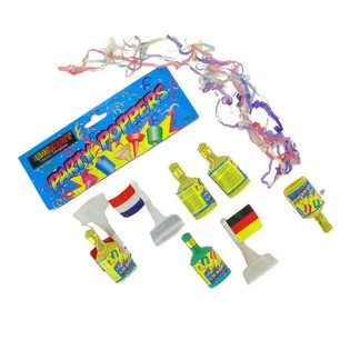 Konfeti &Scaron;audyklės Party Poppers (11x5 vnt.)