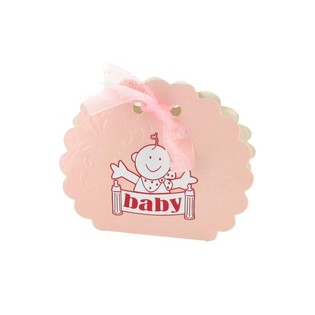 Dovanų Dėžutės Kūdikio Gimimui / Baby Shower - Rožinės (12 vnt.)