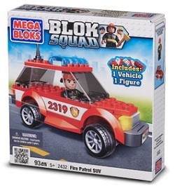 MEGABLOKS BLOK SQUAD UGNIAGESIŲ VISUREIGIS - 2432 (2 vnt.)