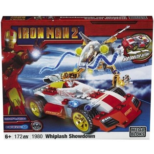 MEGA BLOKS Iron Man 2 Whiplash Showdown Konstruktorius - 1980