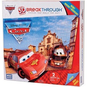 Megapuzzles Breakthrough 3D Ratai 2 (Cars) - 50671AEG