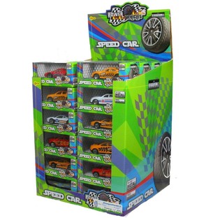 METALINIAI AUTOMOBILIUKAI, 1:64 MASTELIS (48 vnt.)
