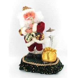 JUDANTIS KALĖDŲ SENELIS SU SAKSOFONU