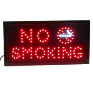 LED Reklaminė I&scaron;kaba - NO SMOKING