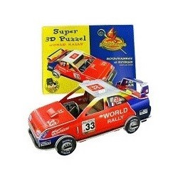 SUPER 3D DĖLIONĖ &bdquo;WORLD RALLY&ldquo; (6 vnt.)