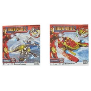 MEGABLOKS Iron Man 2 Transporto priemonė ir Figūrėlė
