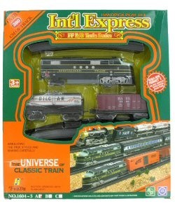 Klasikinis traukinio rinkinys INTERNATIONAL TRAIN EXPRESS