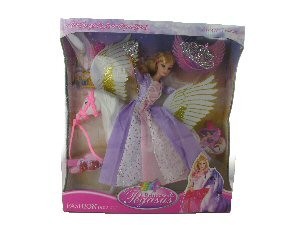 Princesės ir Pegaso lėlės rinkinys su priedais