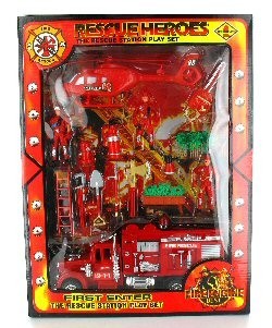 Didelis Ugniagesių Žaislų Rinkinys - 2 Modelis