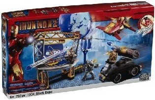 MEGABLOKS IRON MAN 2 STARK EXPO ŽAIDIMO RINKINYS