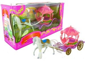 Žaislinė Karieta su Žirgu "Fantasy Wagon"