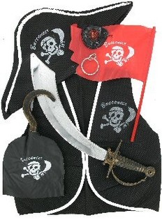 Piratų Karnavalinis Rinkinys Vaikams (2 vnt.)