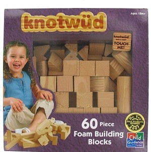 KNOTWUD 60 Poroloninių Statybinių Blokelių (4 vnt.)