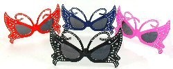 &bdquo;Bling Bling&ldquo; akiniai-drugeliai (12 vnt.)