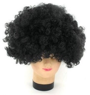 Afro Perukas Juodas (5 vnt.) - Didmeninė prekyba