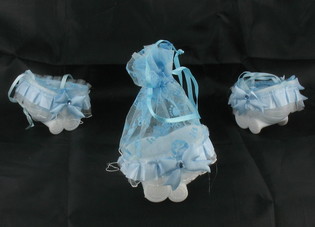 DEKORATYVINIS VEŽIMĖLIS - &Scaron;VIESIAI MĖLYNAS (20 vnt.)