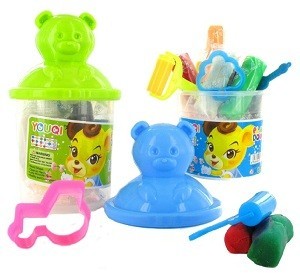 Plastilino Rinkinys - Meškiukas (12 vnt.)