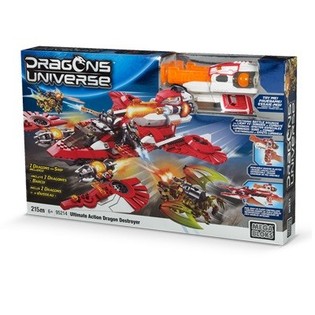 Mega Bloks Ultimate Action Dragon Destroyer Konstravimo Rinkinys