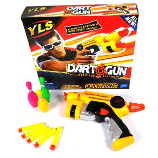 SUPER PISTOLETAS - DART GUN (6 vnt.)