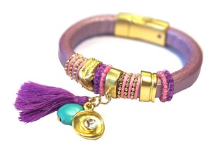 Ibisos Stiliaus Violetinė Apyrankė (1 vnt)