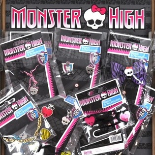 MATTEL MONSTER HIGH - MEGA STAIGMENŲ RINKINYS: BIŽUTERIJA IR AKSESUARAI (100 vnt.)